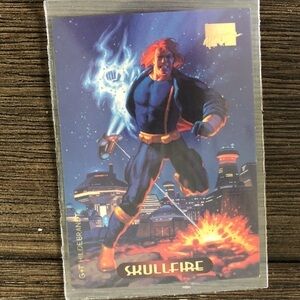 ’94 Marvel Masterpieces trading card: Skullfire # 113